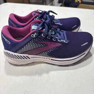 Brooks Women's Adrenaline GTS 22 Purple Running Sneaker Shoe Z4474 Size 7.5